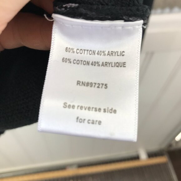 Fox black and gray full zip sweater hoodie size L - Picture 5 of 5